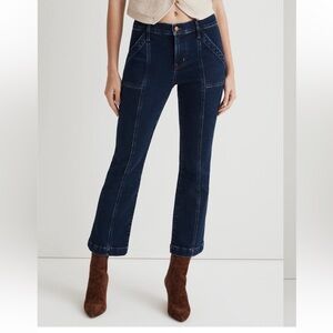 Madewell Kick Out Crop Jeans in Luana Wash: Seam Edition Size 26